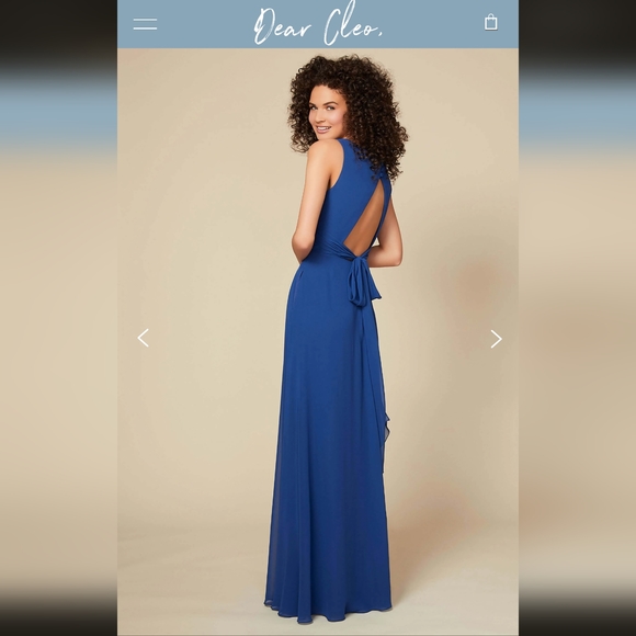 Dear Cleo Dress - style "Jessica" - color "Pine" - size 6 (Brand New) - Picture 2 of 3